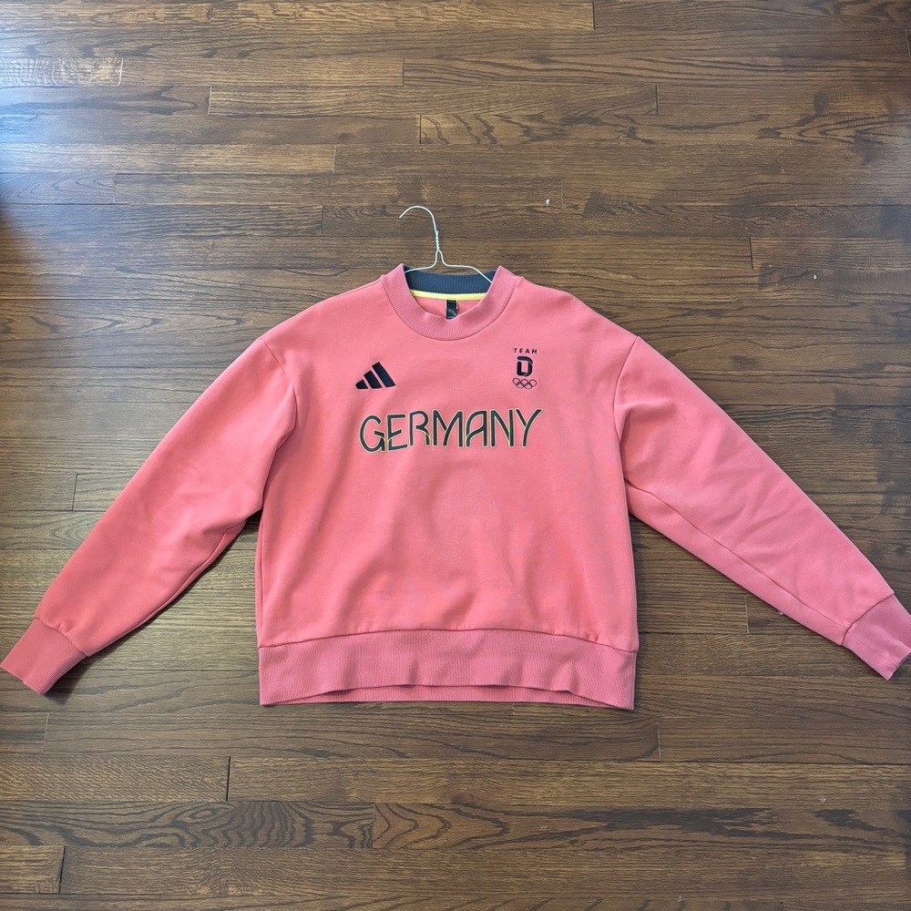 Adidas Large Salmon Sweater - Germany Deutschland Olympic Team